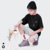 Japanese streetwear brand short-sleeved T-shirts for boys, Pokemon cartoon printed tops, loose half-sleeved shirts for children, wholesale for export details Picture